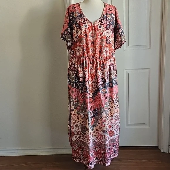 SHEIN Multicolor Bohemian Dress - Picture 2 of 9